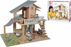 Eichhorn Puppenhaus Holzspielzeug, (25-tlg), mit Möbeln und Spielfiguren
