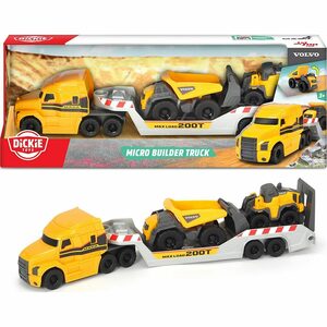 Dickie Toys Spielzeug-Auto Mack/Volvo Micro Builder Truck