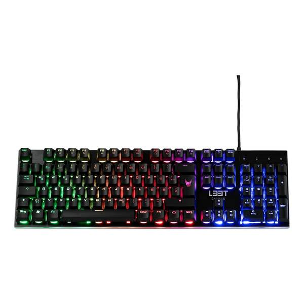 Bild 1 von L33T Gaming OSEBERG Gaming Tastatur mit RGB Beleuchtung