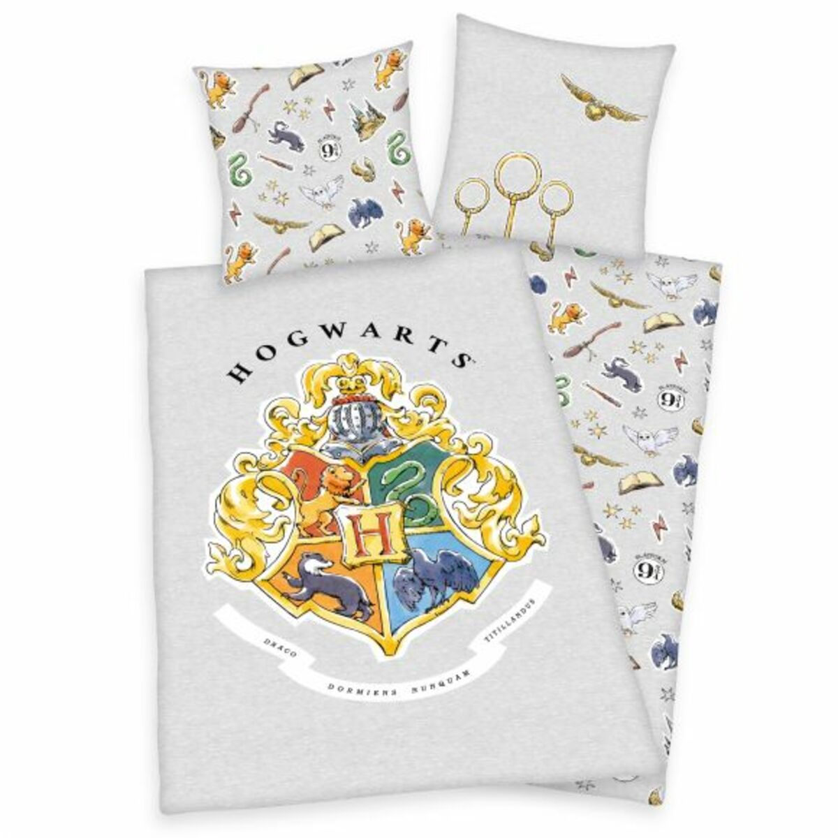 Harry Potter Bettwäsche Renforcé 80 x 80 / 135 x 200 cm von Netto