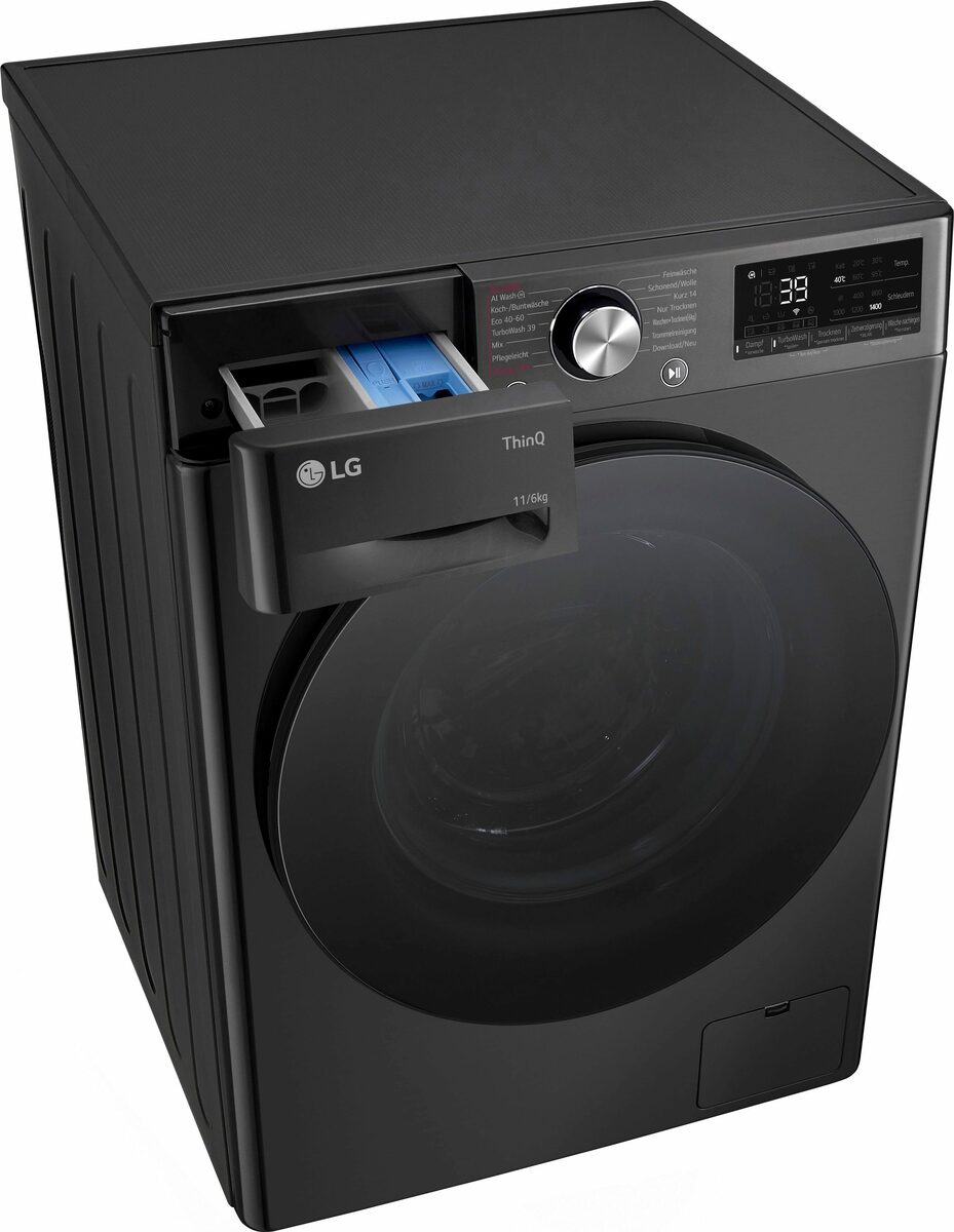 Bild 4 von LG Waschtrockner Serie 7 W4WR70E6YB, 11 kg, 6 kg, 1400 U/min