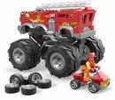 Bild 1 von MEGA Spielzeug-Auto Hot Wheels Feuerwehr-Auto Monster Truck, (284-tlg), mit 2 Figuren