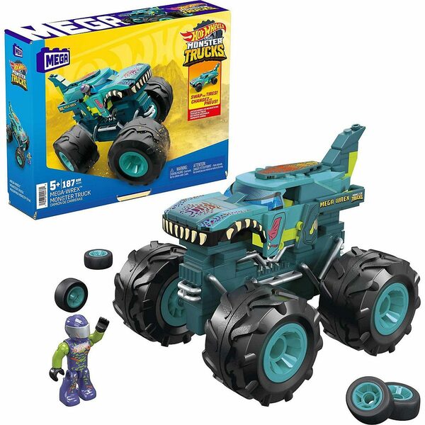 Bild 1 von Mattel® Spielbausteine Mega Construx Hot Wheels Mega-Wrex Monster Truck