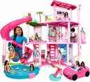 Bild 4 von Barbie Puppenhaus Traumvilla, mit 3 Etagen, Licht- und Soundeffekt, Wendelrutsche, Balkon und Pool