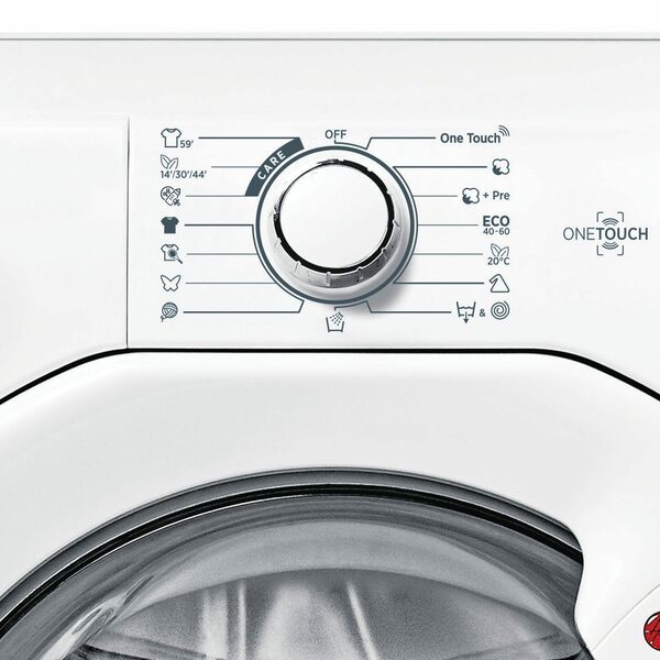 Bild 3 von Hoover Waschmaschine H3W 492DE-S, 9 kg, 1400 U/min, Extra Care-Programme, Mengenautomatik, 2D-Digitaldisplay, 16 Programme
