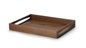 Continenta Tablett Walnuss 49x35x6,3cm, Holz