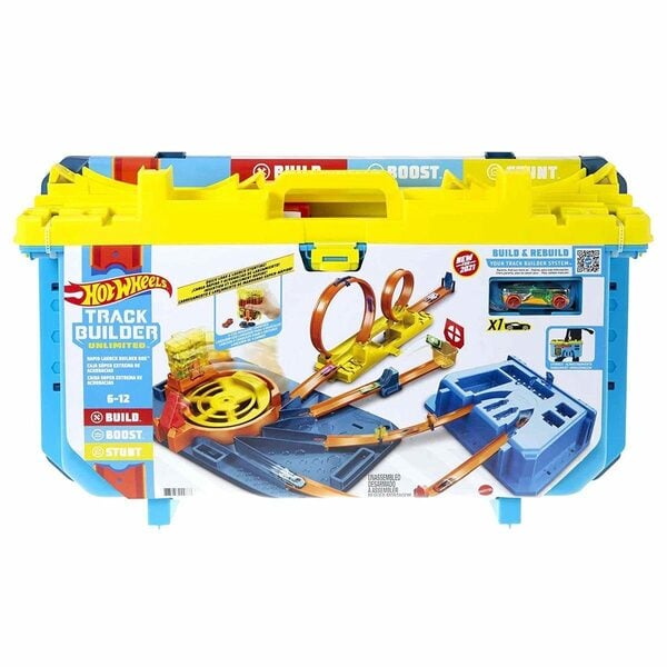 Bild 1 von Mattel® Spielzeug-Rennwagen Mattel GVG11 - Hot Wheels - Track Builder Unlimited - Schnellstarter-Box mit einem Fahrzeug