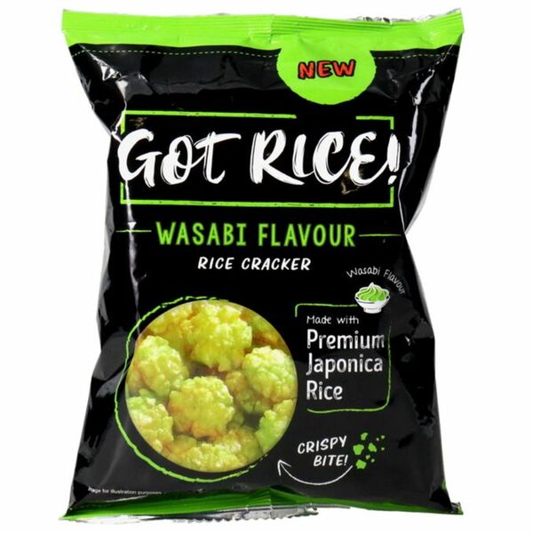 Bild 1 von Got Rice 2 x Reiscracker Wasabi