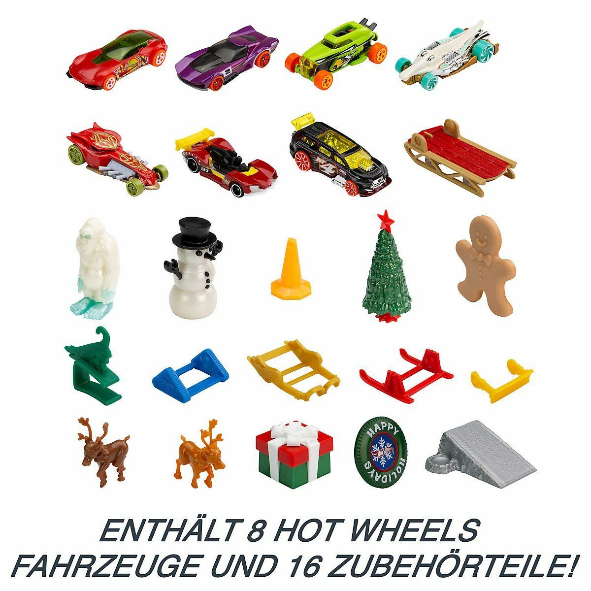 Bild 2 von Mattel® Adventskalender Hot Wheels Kinder-Adventskalender 2022 inkl. 8