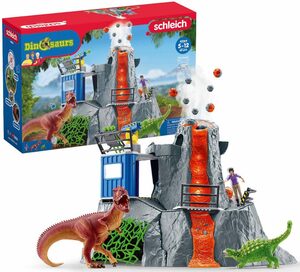 Schleich® Spielwelt DINOSAURS, Große Vulkan-Expedition (42564)