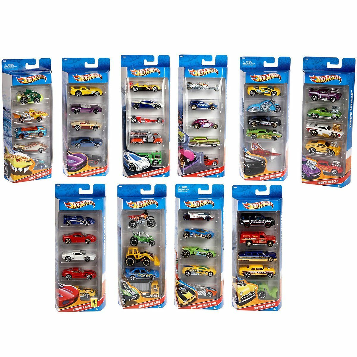 Bild 1 von Mattel® Spielzeug-Auto Hot Wheels 5er Geschenkset Sortiment
