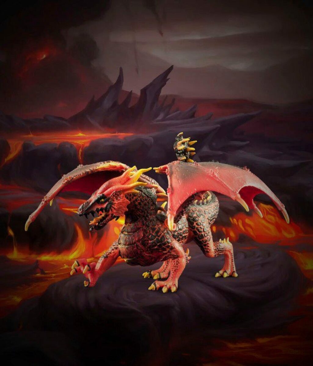 Bild 2 von Schleich® Spielfigur ELDRADOR®, Lavadrache (70138)