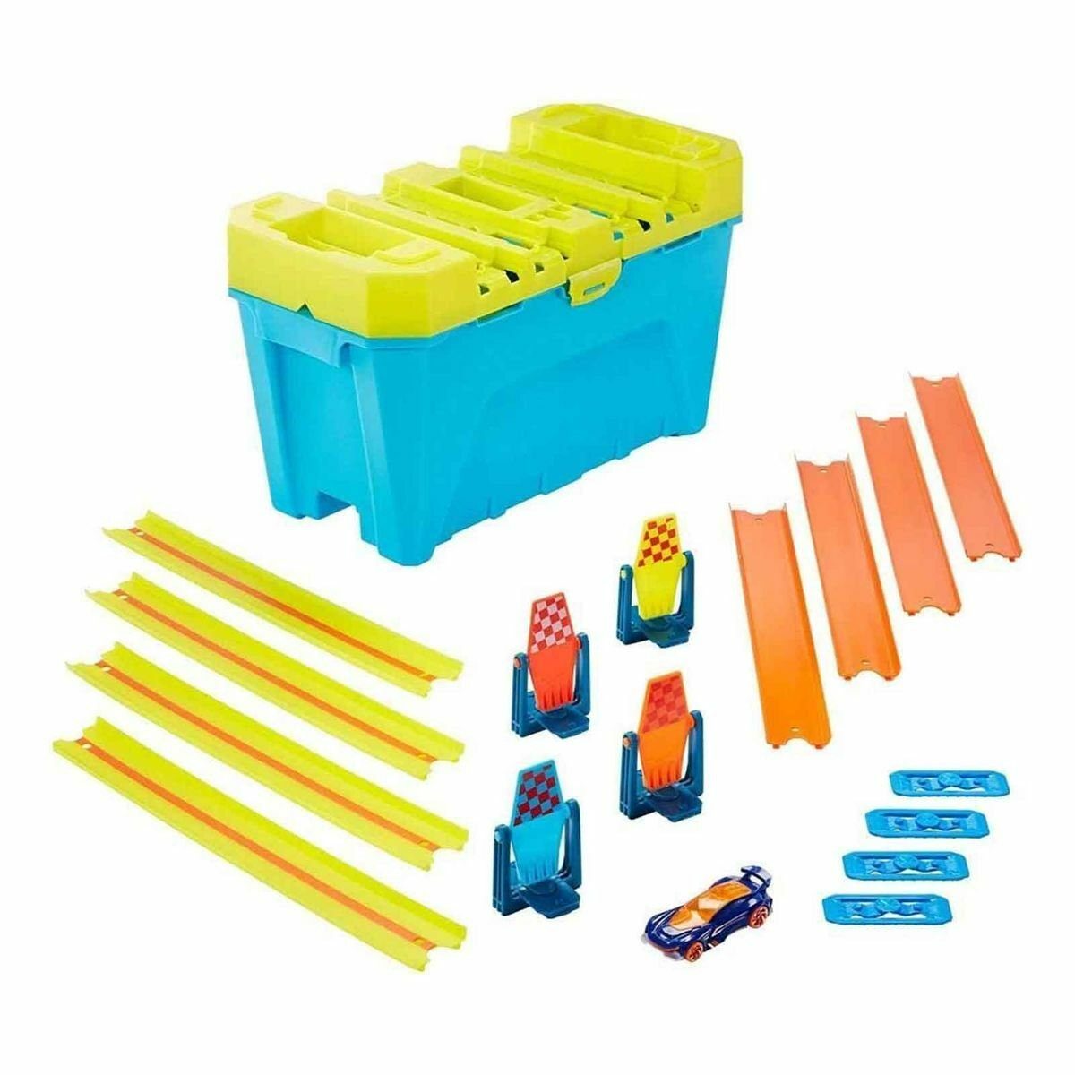 Bild 3 von Mattel® Spielzeug-Flugzeug Mattel GLC95 - Hot Wheels - Track Builder Unlimited Mehrspurige Speed Box