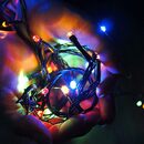 Bild 4 von Rosnek LED-Lichterkette 5-10M 50-100 LEDs Vorhang LED Lichterkette Weihnachtsbaum Light, Wasserdicht, 8 Modi,mit Fernbedienung