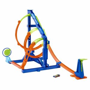 Mattel® Autorennbahn Hot Wheels Looping-Twister Set, mit Fahrzeug 1:64 für Kinder ab 6 Jahren