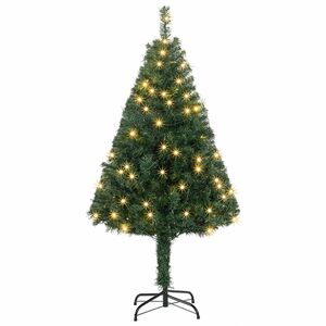 Juskys künstlicher Weihnachtsbaum 120 cm - Baum mit LED Beleuchtung & Ständer - Tannenbaum