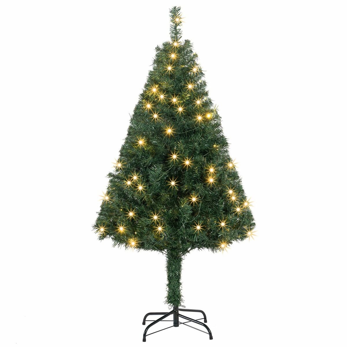 Juskys künstlicher Weihnachtsbaum 120 cm Baum mit LED Beleuchtung