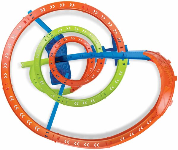 Bild 2 von Hot Wheels Autorennbahn Crash Spirale Trackset, inklusive 1 Spielzeugauto