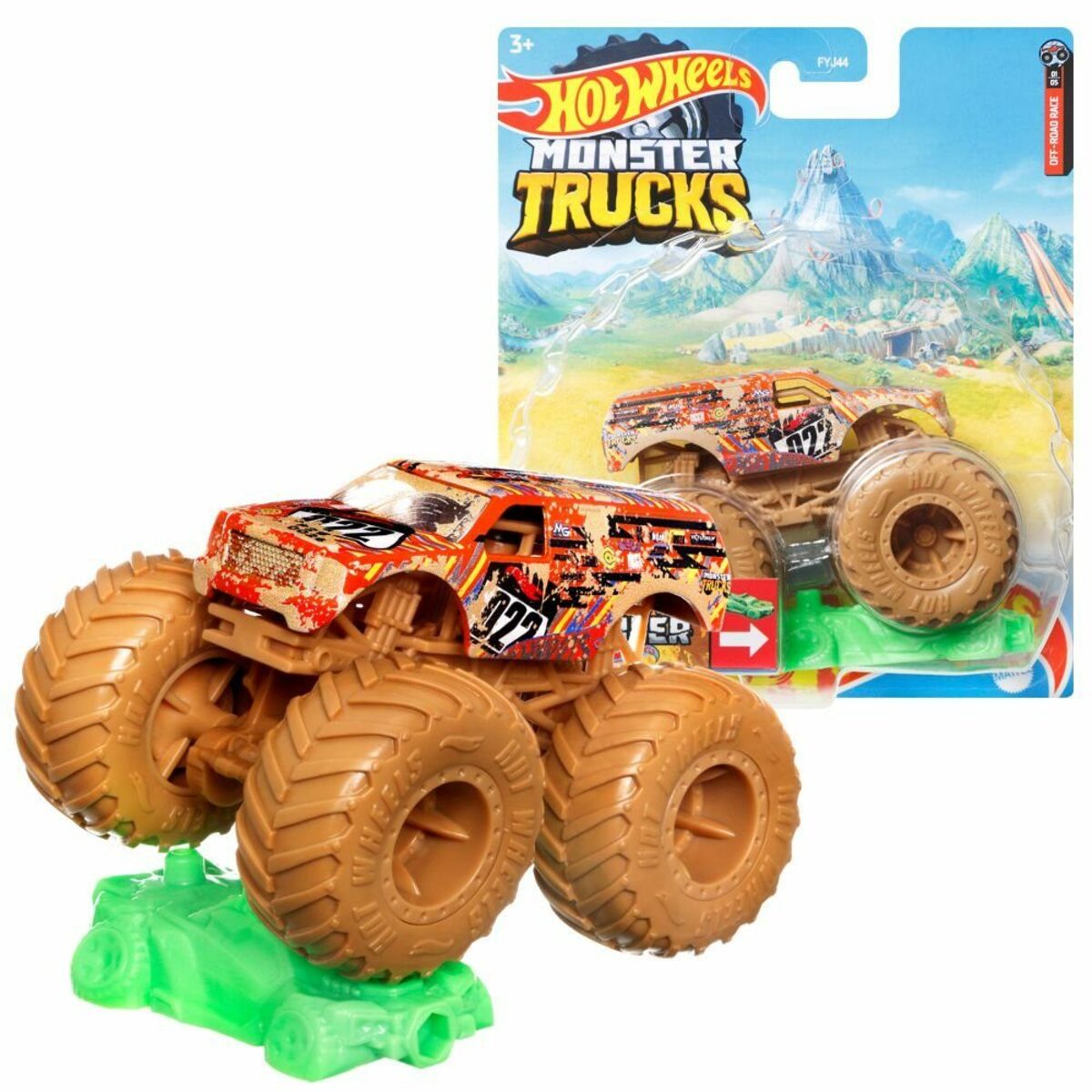 Bild 1 von Hot Wheels Spielzeug-Monstertruck Monster Trucks Hot Wheels 1:64 Die-Cast Fahrzeuge Autos Mattel