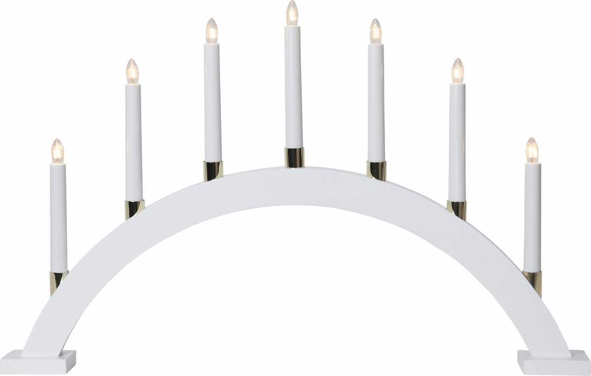 Bild 1 von Star Trading Moderner Fensterleuchter Weihnachten Weiß   Lichterbogen Weihnachten   Deko Weihnachten   Fensterdeko Weihnachten   Weihnachts Fensterbeleuchtung   Weihnachts Deko   Fensterbeleuchtung