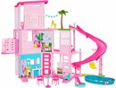 Bild 2 von Barbie Puppenhaus Traumvilla, mit 3 Etagen, Licht- und Soundeffekt, Wendelrutsche, Balkon und Pool