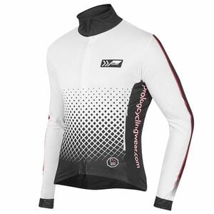 prolog cycling wear Funktionsjacke Fahrradjacke Winterjacke Thermo Herren "White Jacket Winter" mit Reflex-Elementen