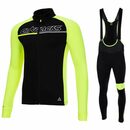 Bild 1 von Airtracks Fahrradhose Herren Winter Radtrikot Set Pro Team (Fahrradtrikot Set, 2-tlg) Thermo Fahrradhose lang + Thermo Fahrradtrikot Langarm, für Herbst-Winter » S M L XL XXL XXXL «