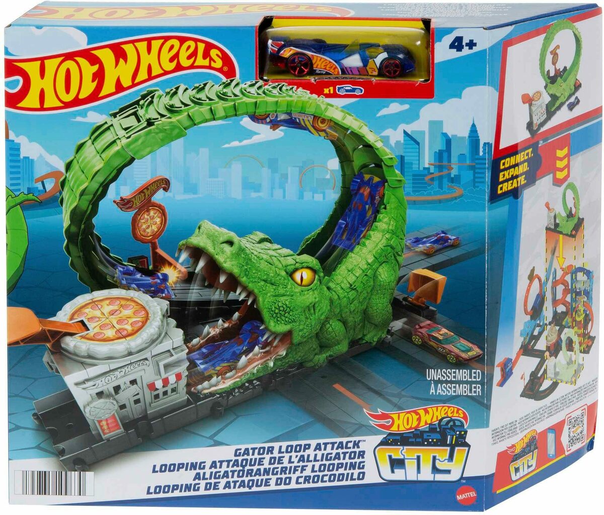 Bild 4 von Hot Wheels Spiel-Gebäude City Nemesis Gator Pizza Shop