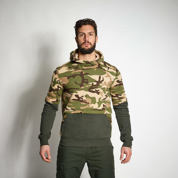 Bild 1 von Kapuzensweater 500 khaki/camouflage