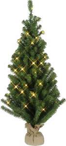 Star Trading Weihnachtsbaum Künstlich 0,9M   Künstlicher Weihnachtsbaum Deko   Tannenbaum künstlich mit Beleuchtung   Künstliche Weihnachtsbäume   Künstlicher Weihnachtsbaum mit Beleuchtung   L