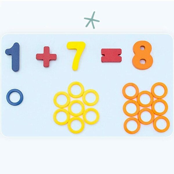 Bild 2 von GelldG Puzzle Holz-Puzzle mit Zahlen für Kinder, Montessori Spielzeug für Kinder, Puzzleteile