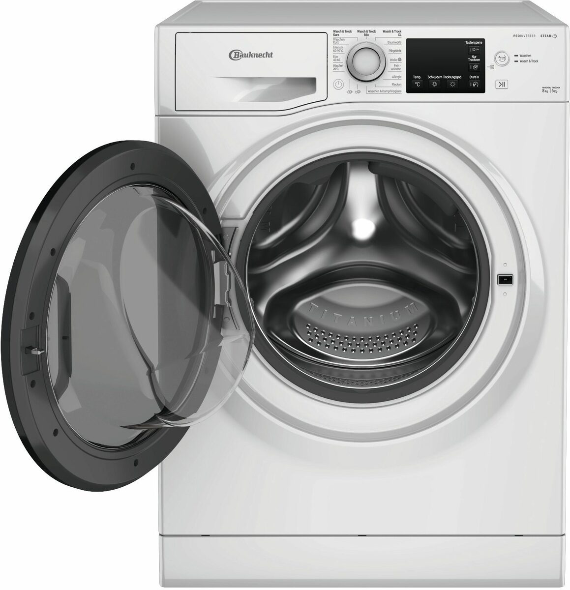 Bild 4 von BAUKNECHT Waschtrockner WATK Sense 86S 41 N, 8 kg, 6 kg, 1400 U/min