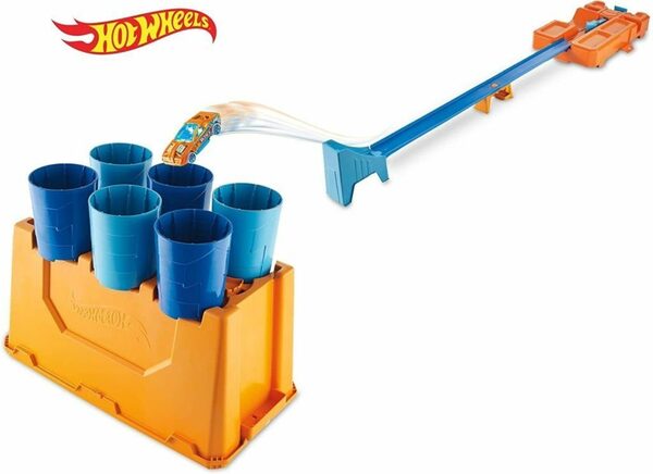 Bild 1 von Hot Wheels Spielzeug-Auto Mattel GCF91 Hot Wheels Track Builder System Fässer-Stunt Box, (Set)