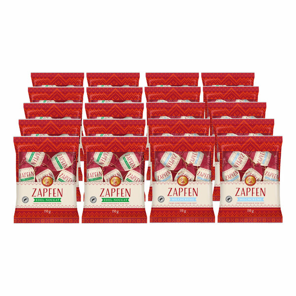 Bild 1 von Santa Claus in Town Schokoladen Zapfen 150 g, verschiedene Sorten, 20er Pack