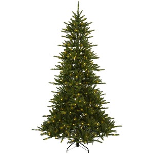 Star Trading Weihnachtsmann Künstlich 2,50M   Künstlicher Weihnachtsbaum mit Beleuchtung   Künstliche Weihnachtsbäume   Tannenbaum Künstlich mit Beleuchtung   LED Tannenbaum Außen   LED Weihnac