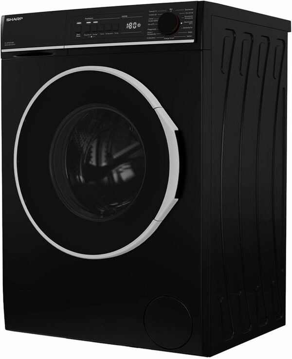 Bild 1 von Sharp Waschmaschine ES-BRO814BA-DE, 8 kg, 1400 U/min, Einfaches Bügeln