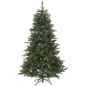 Star Trading Künstlicher Weihnachtsbaum Bergen von Star Trading, Tannenbaum mit Ständer in Grün für innen und außen, Höhe: 1,8 m