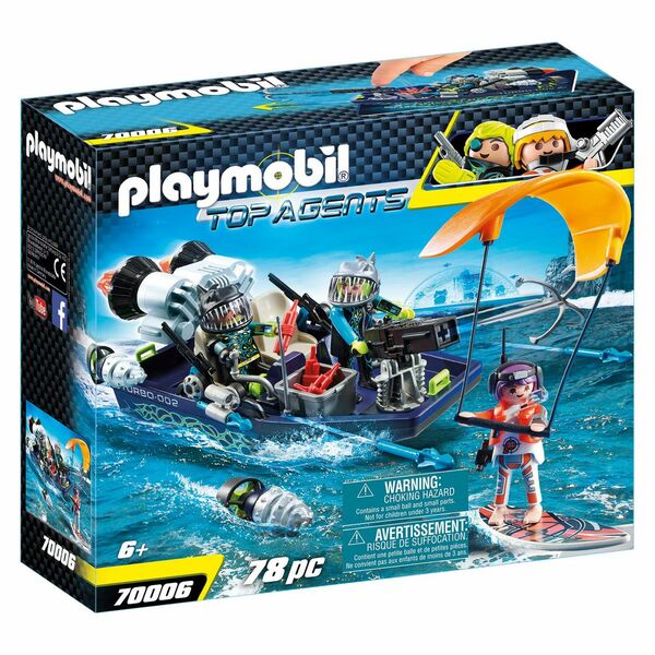 Bild 1 von PLAYMOBIL® 70006 - Top Agents - Team S.H.A.R.K. Harpoon Craft