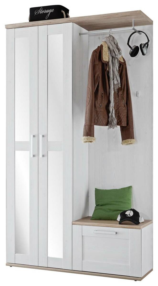 Bild 1 von Landscape Kompakt-Garderobe SORTLAND, Holznachbildung