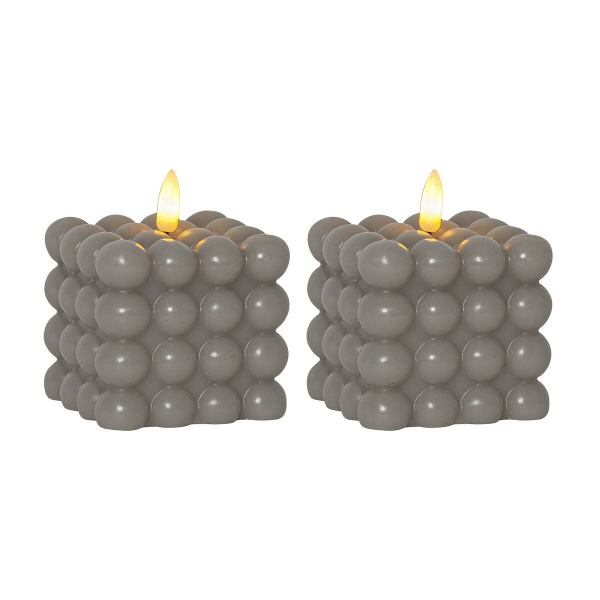 Bild 1 von Star Trading Bubble Kerze   LED Kerzen mit Timerfunktion   LED Kerzen flackernde Flamme   Bubble Kerzen 2er Set  LED Kerze mit Timer   Kerzen Deko   Kerzen LED   elektrische Kerzen mit Batterie und T