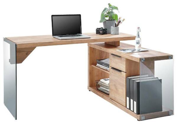 Bild 1 von Novel Eck-Schreibtisch CGL-C-150E, Holznachbildung