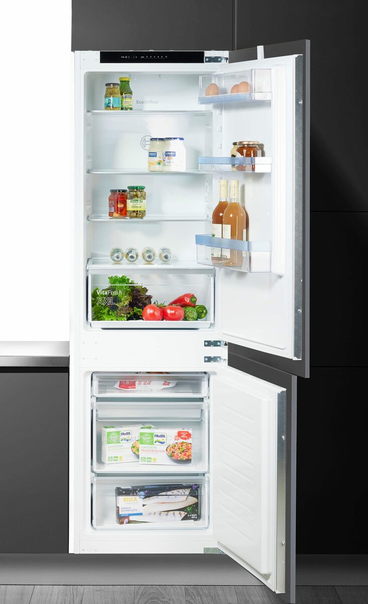 Bild 1 von BOSCH Kühl-/Gefrierkombination Serie 4 KIV86VSE0, 177,2 cm hoch, 54,1 cm breit