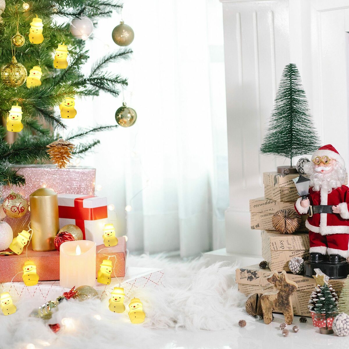 Bild 3 von Salcar LED-Lichterkette Weihnachtsdeko Licht LED-Licht Dekoratives Kugel Licht