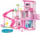 Bild 1 von Barbie Puppenhaus Traumvilla, mit 3 Etagen, Licht- und Soundeffekt, Wendelrutsche, Balkon und Pool