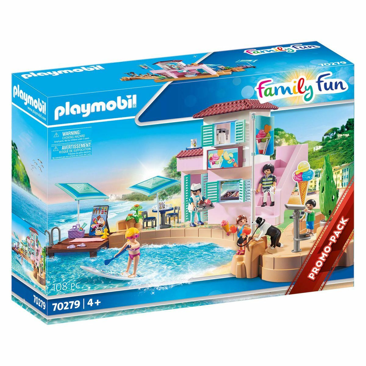 Bild 1 von PLAYMOBIL® 70279 - Family Fun - Eisdiele am Hafen