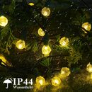 Bild 3 von Elegear LED-Lichterkette 10M 100LEDs Weihnachtsdeko Batterie, Kugel Lichterkette, 100-flammig, Timer 8 Modi