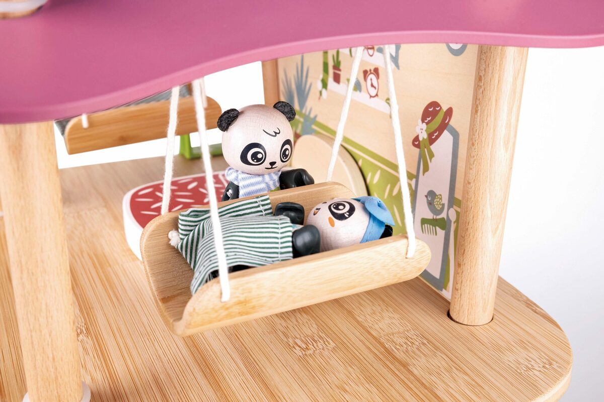 Bild 3 von Hape Puppenhaus Holzspielzeug, Green Planet Explorer,Das Bambushaus der Pandas, FSC®- schützt Wald - weltweit