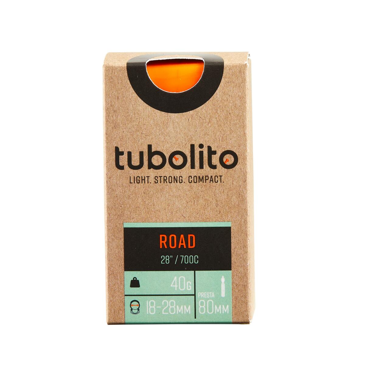 Bild 1 von Fahrradschlauch Tubolito Road 700C Rennrad Ultraleicht 80 mm Presta