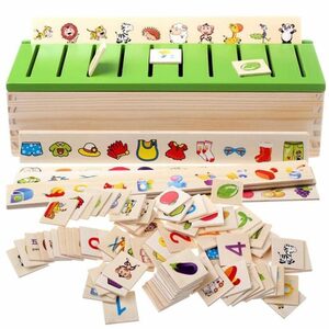 Favson Lernspielzeug Puzzle aus Holz, Spielzeug, Kinder, Tierspielzeug, Lernspielzeug