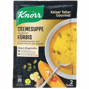 Knorr 2 x Kürbis-Cremesuppe